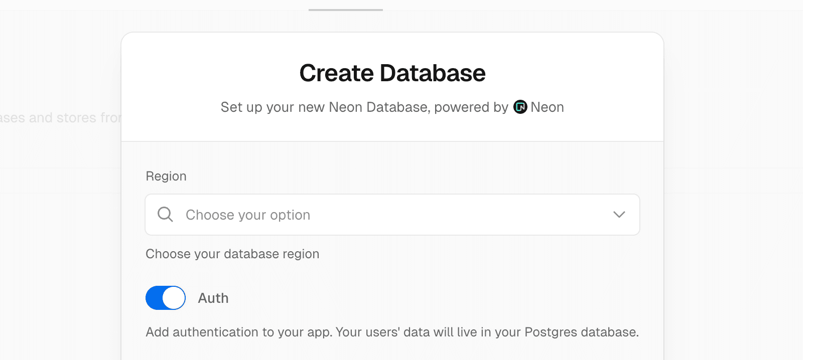 Enable Neon Auth in Vercel